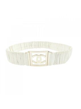 Chanel Belt White